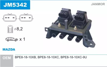 Катушка зажигания JANMOR JM5342