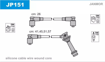 Комплект электропроводки JANMOR JP151