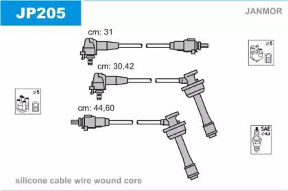 Комплект электропроводки JANMOR JP205