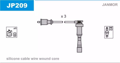 Комплект электропроводки JANMOR JP209