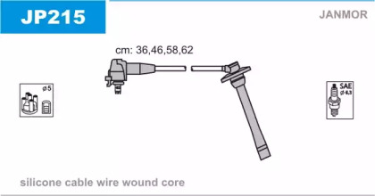 Комплект электропроводки JANMOR JP215