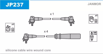 Комплект электропроводки JANMOR JP237