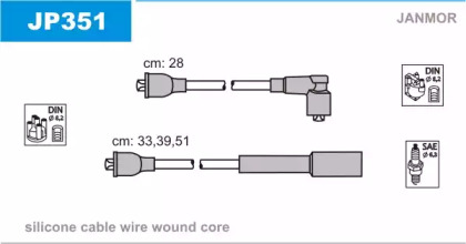 Комплект электропроводки JANMOR JP351