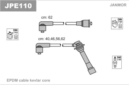 Комплект электропроводки JANMOR JPE110