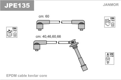 Комплект электропроводки JANMOR JPE135