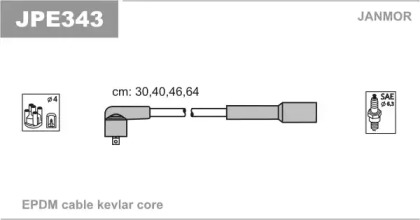 Комплект электропроводки JANMOR JPE343