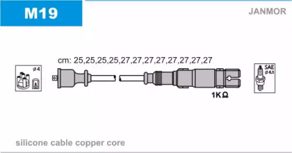 Комплект электропроводки JANMOR M19