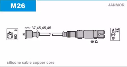 Комплект электропроводки JANMOR M26