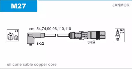 Комплект электропроводки JANMOR M27