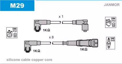 Комплект электропроводки JANMOR M29