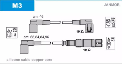 Комплект электропроводки JANMOR M3