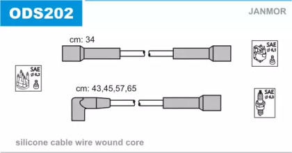 Комплект электропроводки JANMOR ODS202
