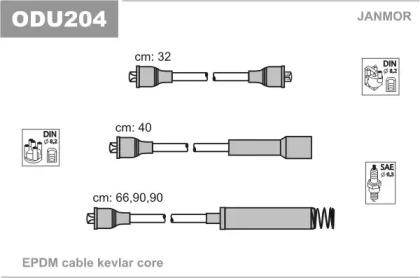 Комплект электропроводки JANMOR ODU204