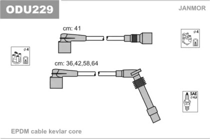 Комплект электропроводки JANMOR ODU229