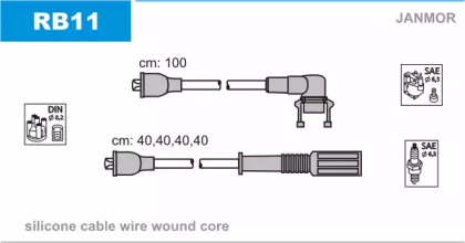 Комплект электропроводки JANMOR RB11