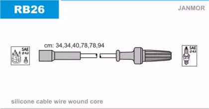 Комплект электропроводки JANMOR RB26