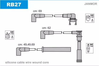 Комплект электропроводки JANMOR RB27