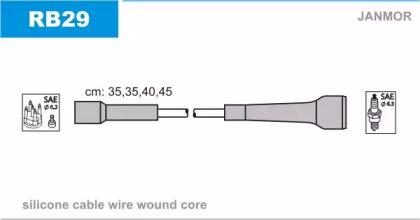 Комплект электропроводки JANMOR RB29