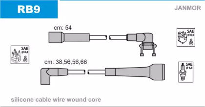 Комплект электропроводки JANMOR RB9