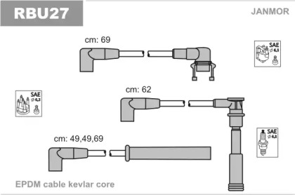 Комплект электропроводки JANMOR RBU27