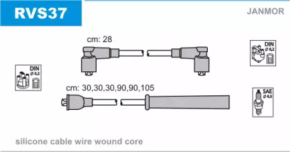 Комплект электропроводки JANMOR RVS37