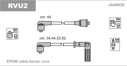 Комплект электропроводки JANMOR RVU2