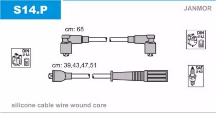 Комплект электропроводки JANMOR S14.P