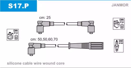 Комплект электропроводки JANMOR S17.P