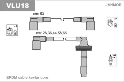 Комплект электропроводки JANMOR VLU18