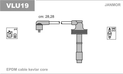 Комплект электропроводки JANMOR VLU19