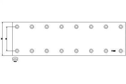 Колодка тормозной накладки TEXTAR 17481