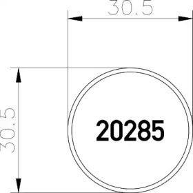 Комплект тормозных колодок, дисковый тормоз TEXTAR 2028502