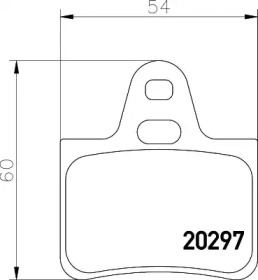 Комплект тормозных колодок TEXTAR 2029703