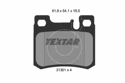 Комплект тормозных колодок TEXTAR 2130103