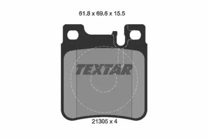 Комплект тормозных колодок TEXTAR 2130504