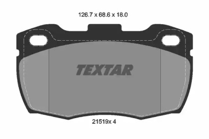 Комплект тормозных колодок TEXTAR 2151901