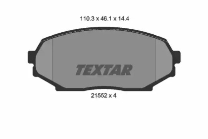 Комплект тормозных колодок TEXTAR 2155202