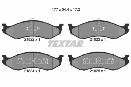 Комплект тормозных колодок TEXTAR 2182202