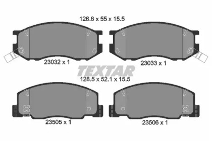 Комплект тормозных колодок TEXTAR 2303201