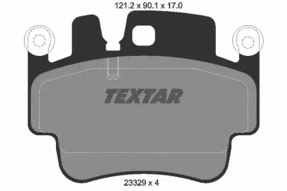 Комплект тормозных колодок TEXTAR 2332902