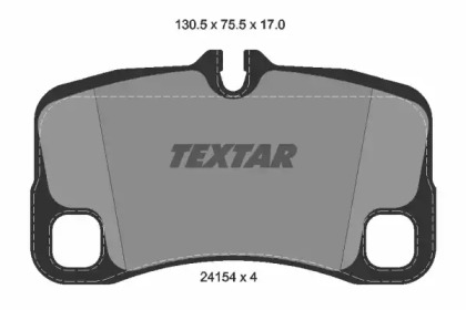 Комплект тормозных колодок TEXTAR 2415401