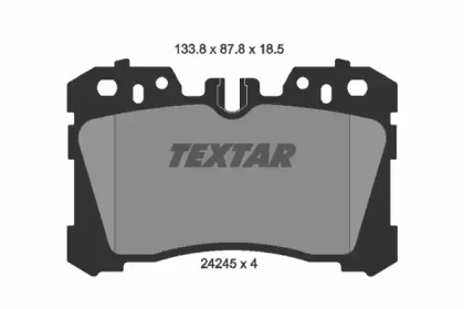 Комплект тормозных колодок TEXTAR 2424501