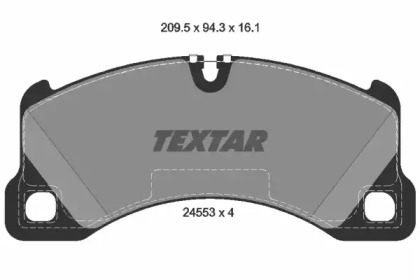 Комплект тормозных колодок TEXTAR 2455301