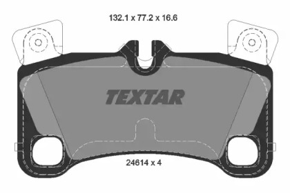 Комплект тормозных колодок TEXTAR 2461401