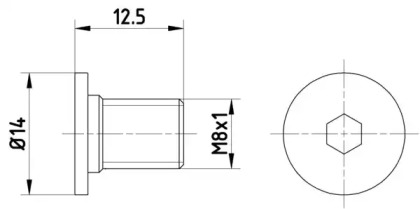 Болт TEXTAR TPM0002