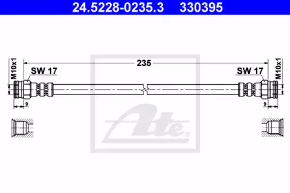 Шлангопровод ATE 24.5228-0235.3