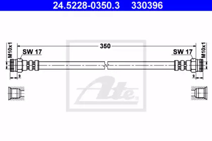 Шлангопровод ATE 24.5228-0350.3