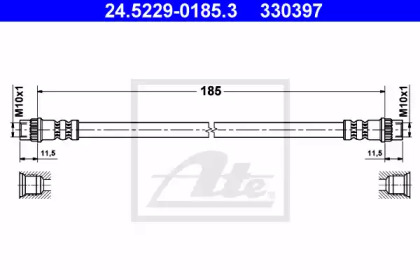 Шлангопровод ATE 24.5229-0185.3