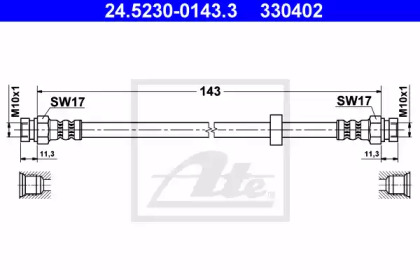 Шлангопровод ATE 24.5230-0143.3