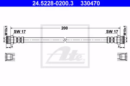 Шлангопровод ATE 24.5228-0200.3